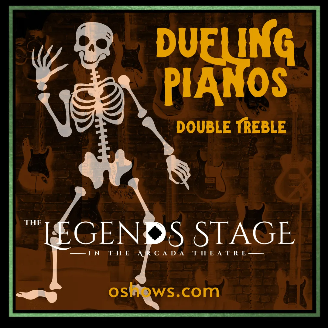 ROCK ‘N RAVIOLI: Open for Dinner and Live Entertainment with Double Treble – Spook-A-Licious Dueling Pianos