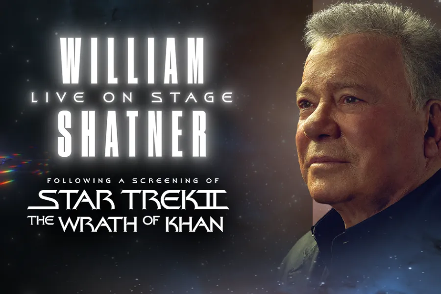 William Shatner Live On-stage with Star Trek II: The Wrath of Khan