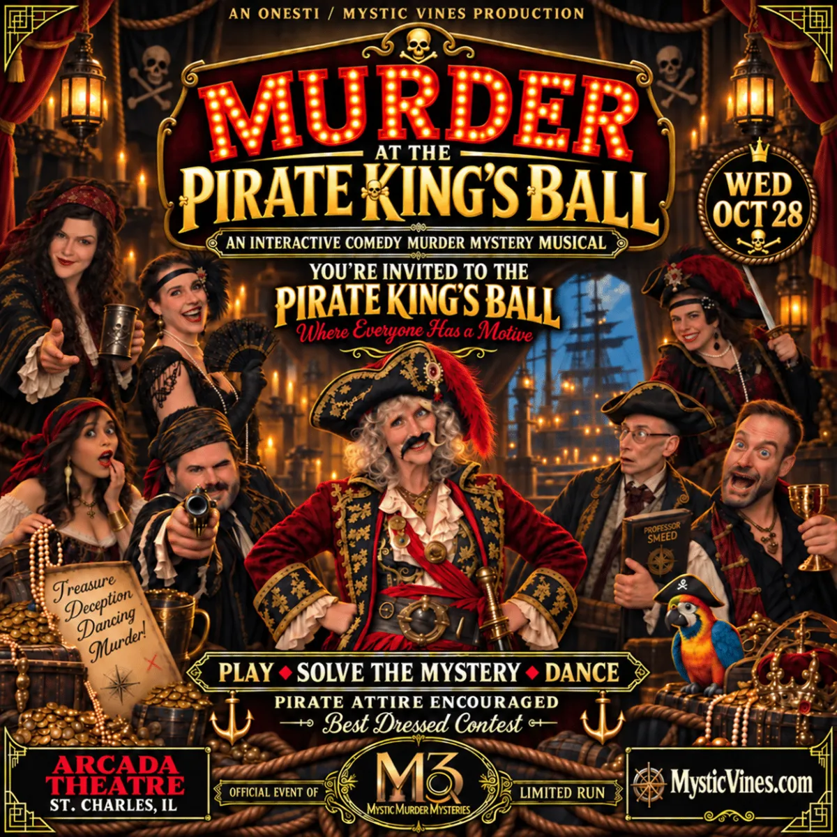 CLUB ARCADA: DINNER & MURDER MYSTERY AT THE ARCADA THEATRE: AN INTERACTIVE COMEDIC MURDER MYSTERY