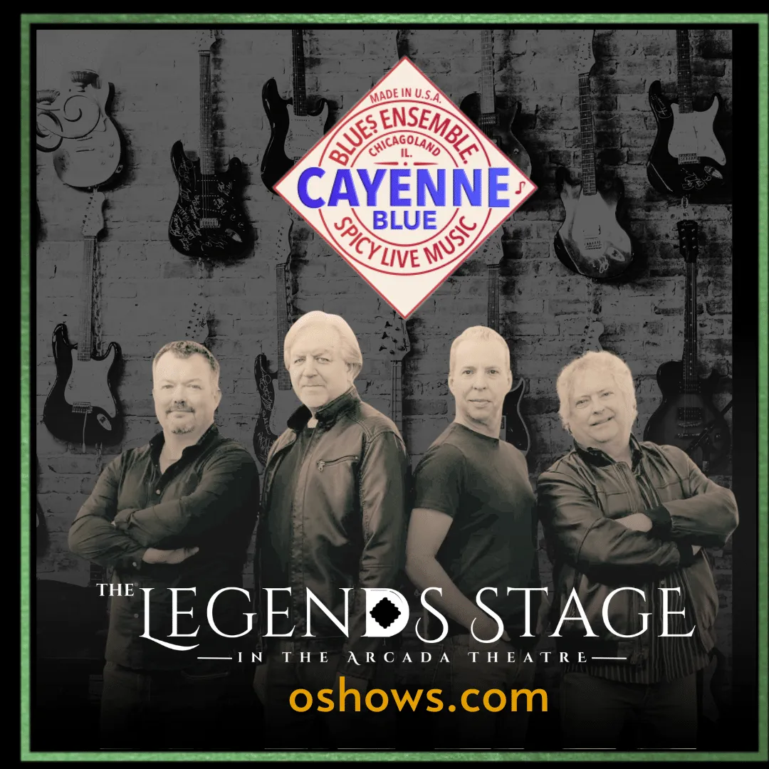 LEGENDS STAGE AT THE ARCADA THEATRE: LIVE BLUES WITH CAYENNE BLUE