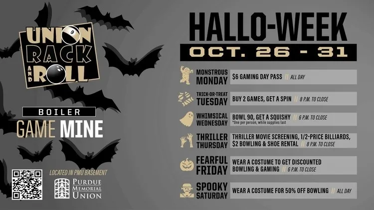 Hallo-Week at Union Rack and Roll - Boiler Game Mine
